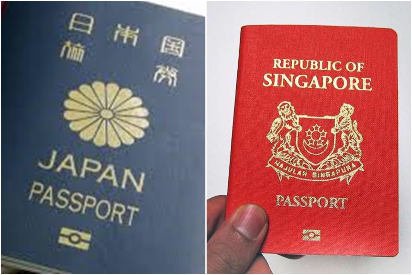 Dünyanın en güçlü pasaportu Japonya ve Singapur’un Dünyanın en güçlü pasaportu Japonya ve Singapur’un